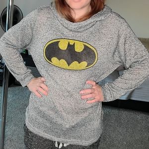 Hooded Long sleeve Batman shirt M/L